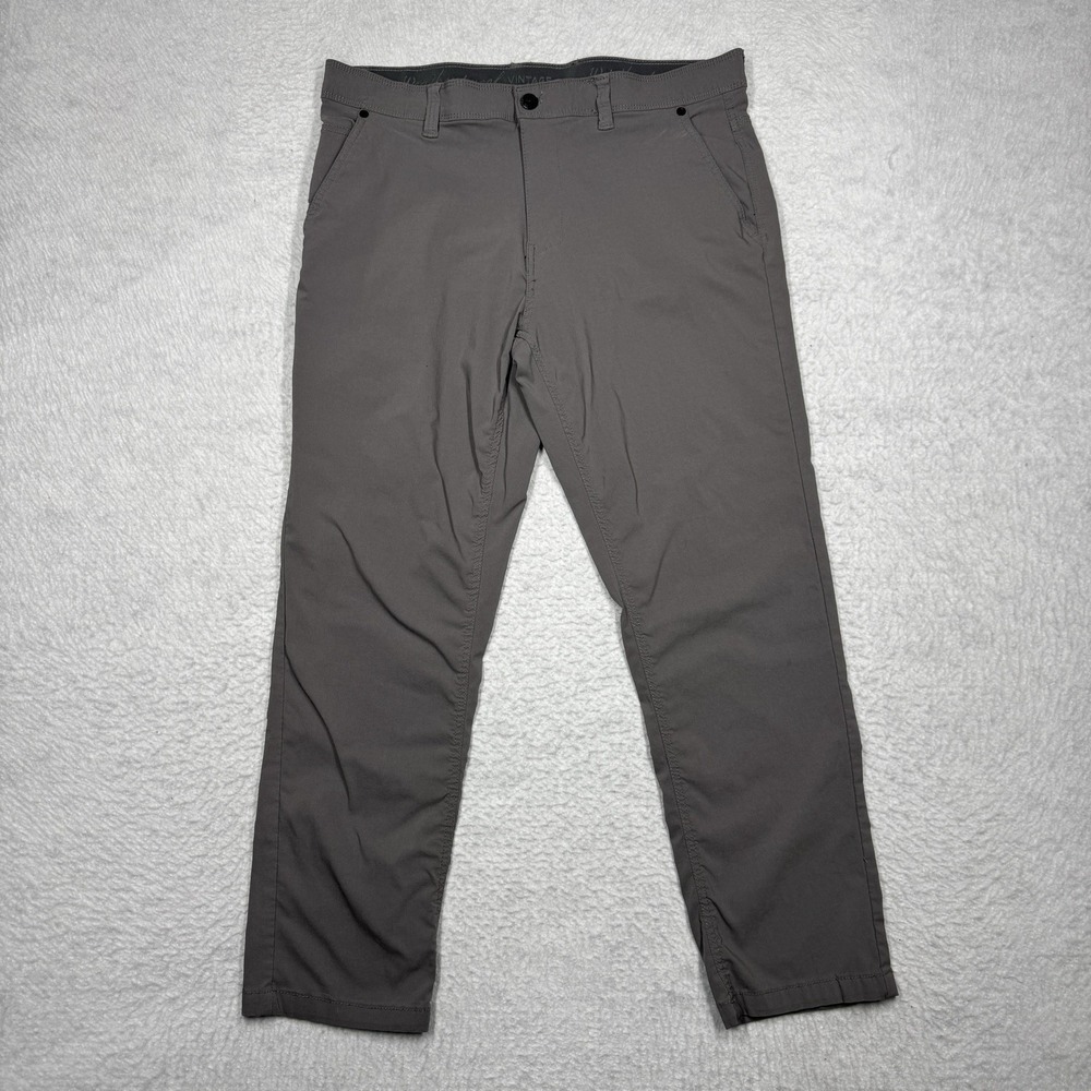 Weatherproof‎ Vintage Casual Chino Nylon Pants Gray Men's Size 34x30